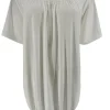 Basic ballon shirt TRAVELSTOF met korte mouw uni off-white WBD
