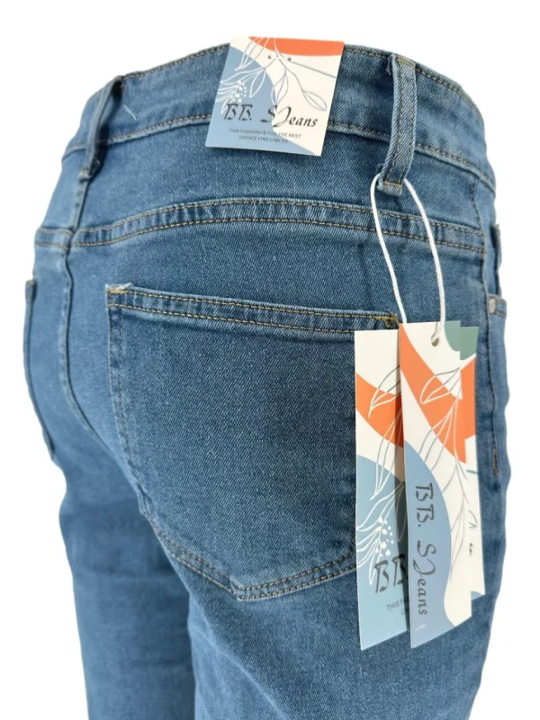 B.B.S flair jeans met ritssluiting (S5394)