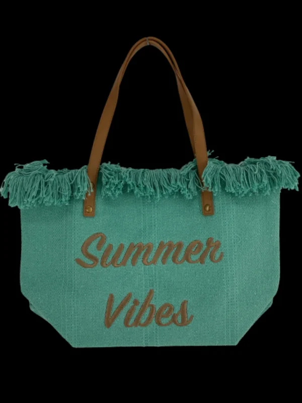beach bag summer vibe (D2971) AQUA