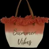 beach bag summer vibe DIPPED (D2972) ORANGE