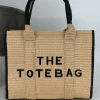 Bigger size tote bag woody APRICOT/BLACK (D2719)