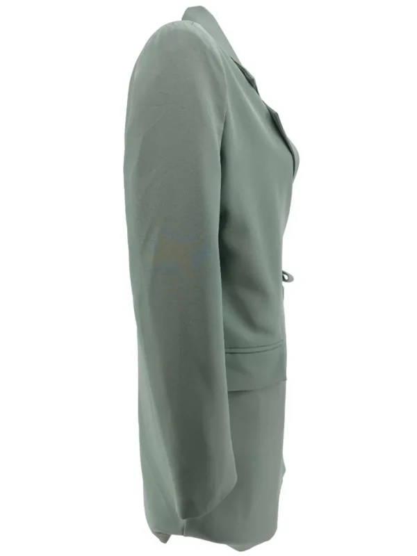 Blazer met GROTE strik aan de zijkant Jinn licht groen