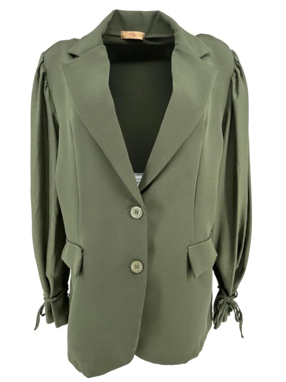 blazer_met_knoopjes_en_un_0-1.webp Blazer met knoopjes en uni mouw army. SALE