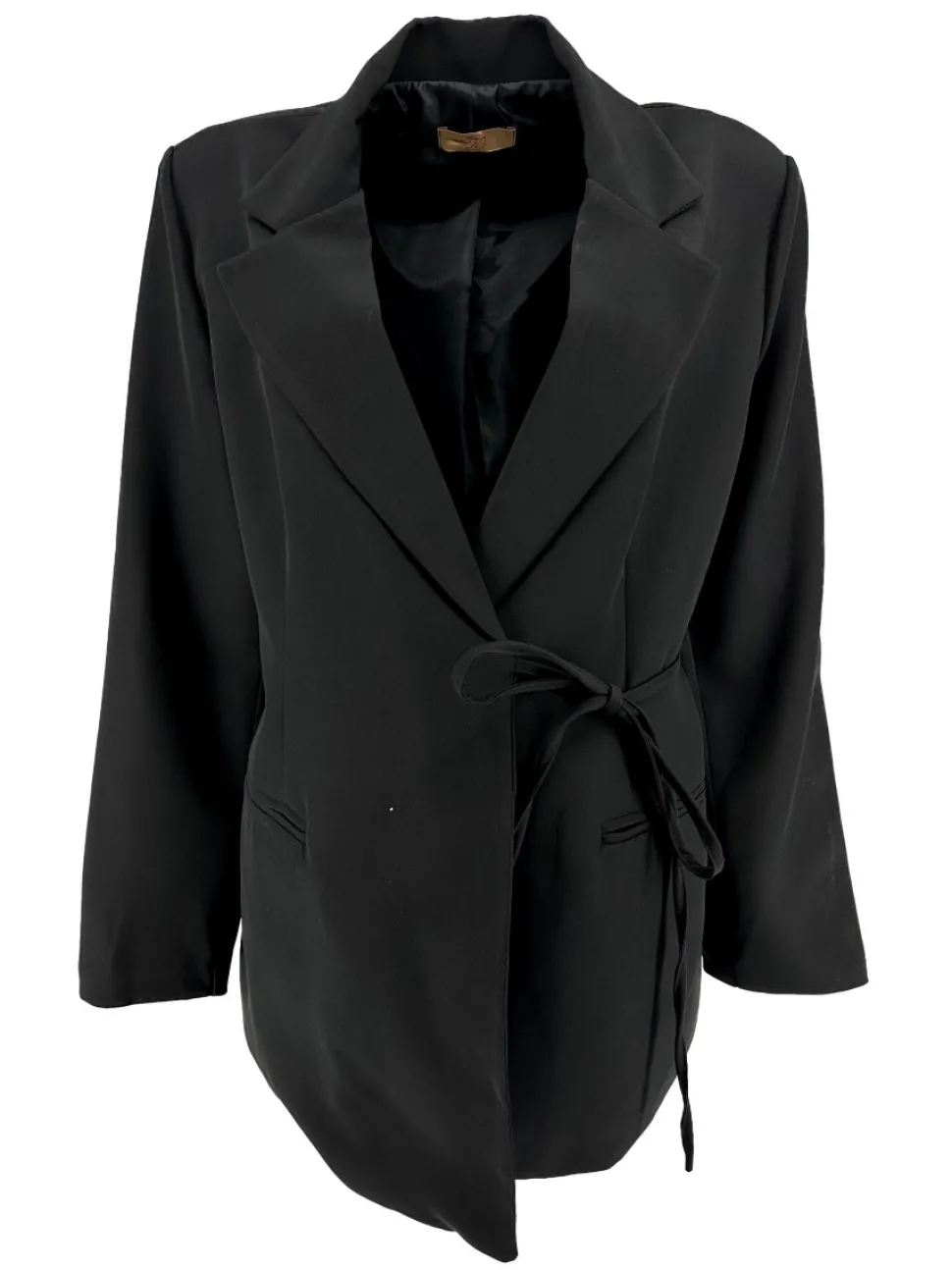 blazer_met_strik_aan_de_z_0-2.webp Blazer met strik aan de zijkant Yokai zwart