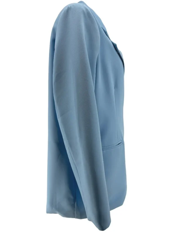 Blazer met strik aan de zijkant Yokai licht blauw