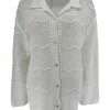 Blouse met kraag Beachy waves off-white (GBD)