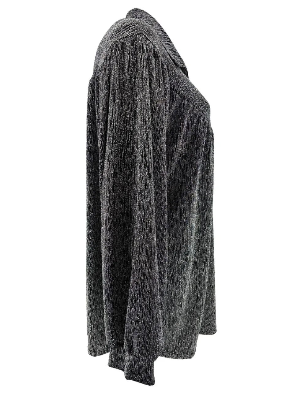 blouse_met_kraag_hals_en__1-2.webp Blouse met kraag hals en knoopjes Alice met GLITTER zilver