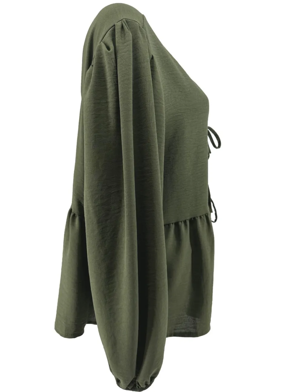 blouse_met_lange_mouw_en__1-10.webp Blouse met lange mouw en strikjes aan de voorzijde army (SALE)
