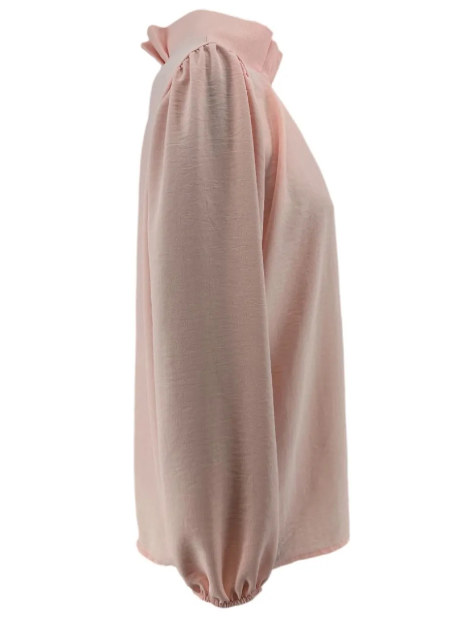 blouse_met_opstaande_boor_1.webp Blouse met opstaande boord en smock aan de mouw Sammie licht roze
