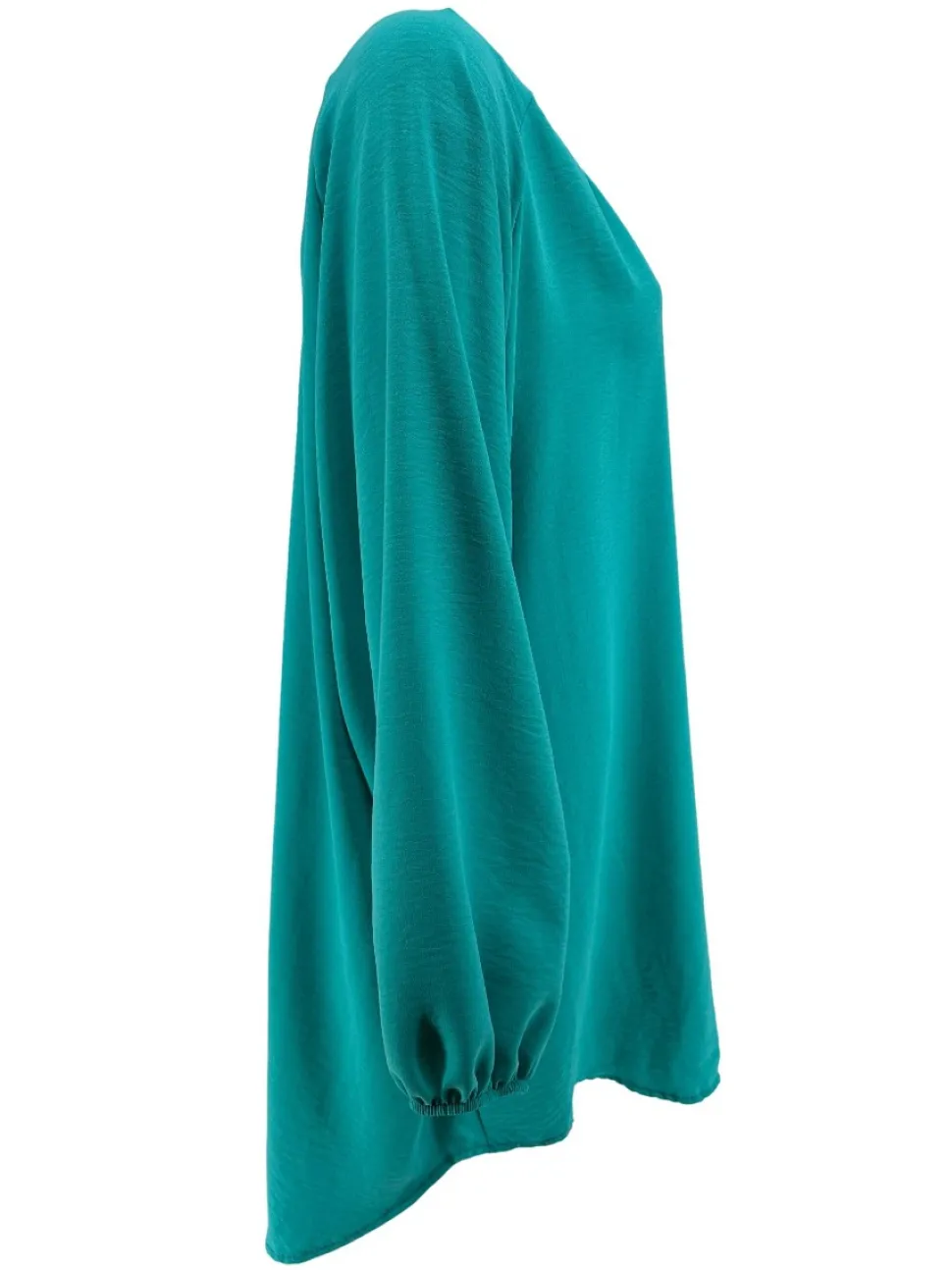 blouse_met_opstaande_kraa_1-5.webp Blouse met opstaande kraag en 2 knoopjes Siske turquoise