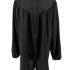 Blouse met ronde hals en knoopjes Alice zwart