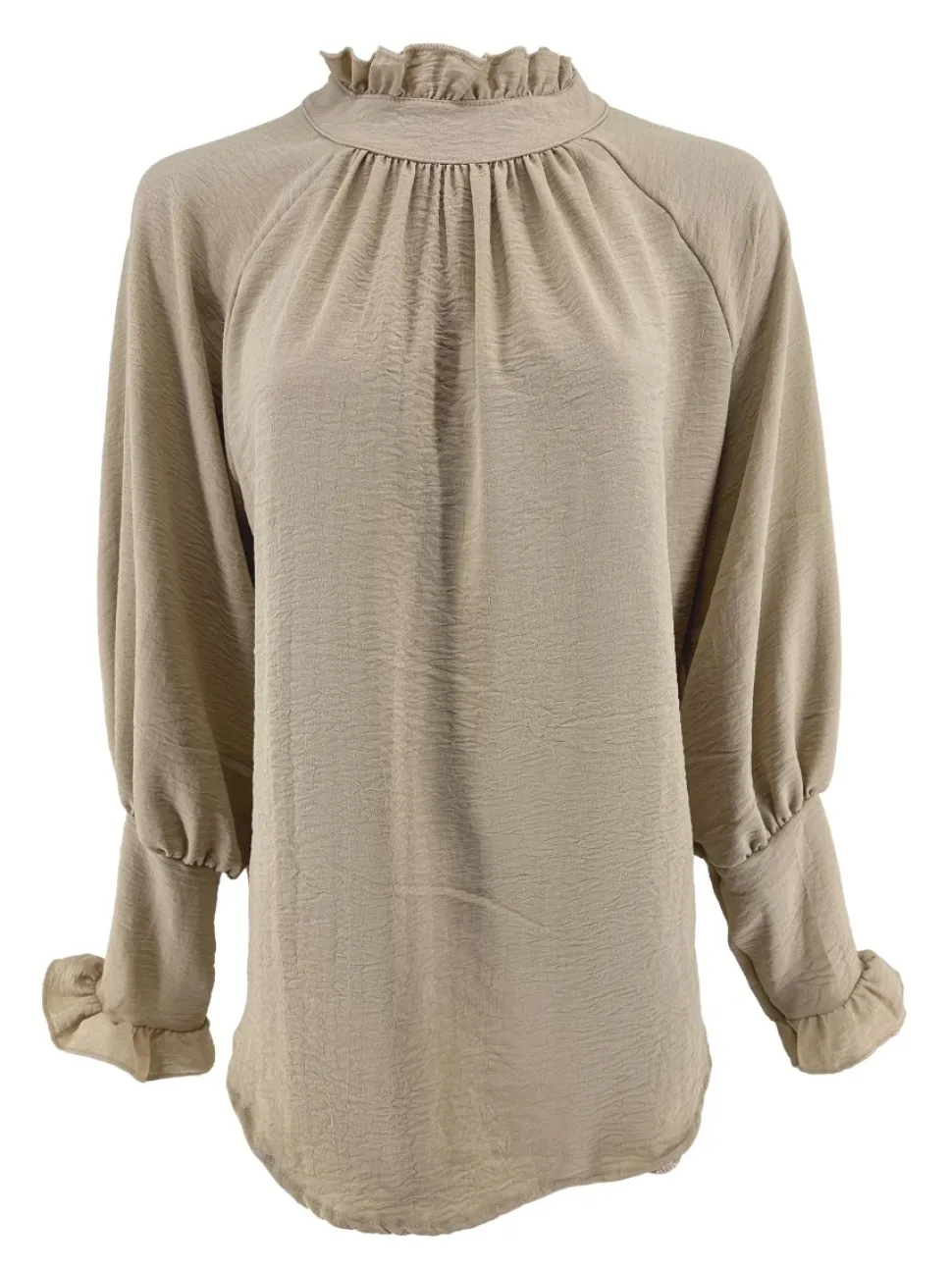 blouse_met_ruffle_en_knoo_0-9.webp Blouse met ruffle en knoopje in de hals Nicole beige