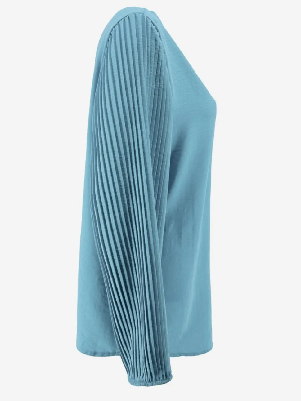blouse_met_vhals_en_pliss_1-1.webp Blouse met v-hals en plisse mouw Romy licht blauw SALE