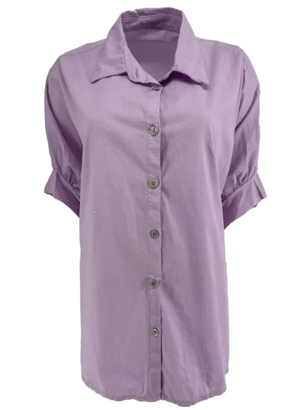 Blouse/poncho met korte mouw Betsy lila