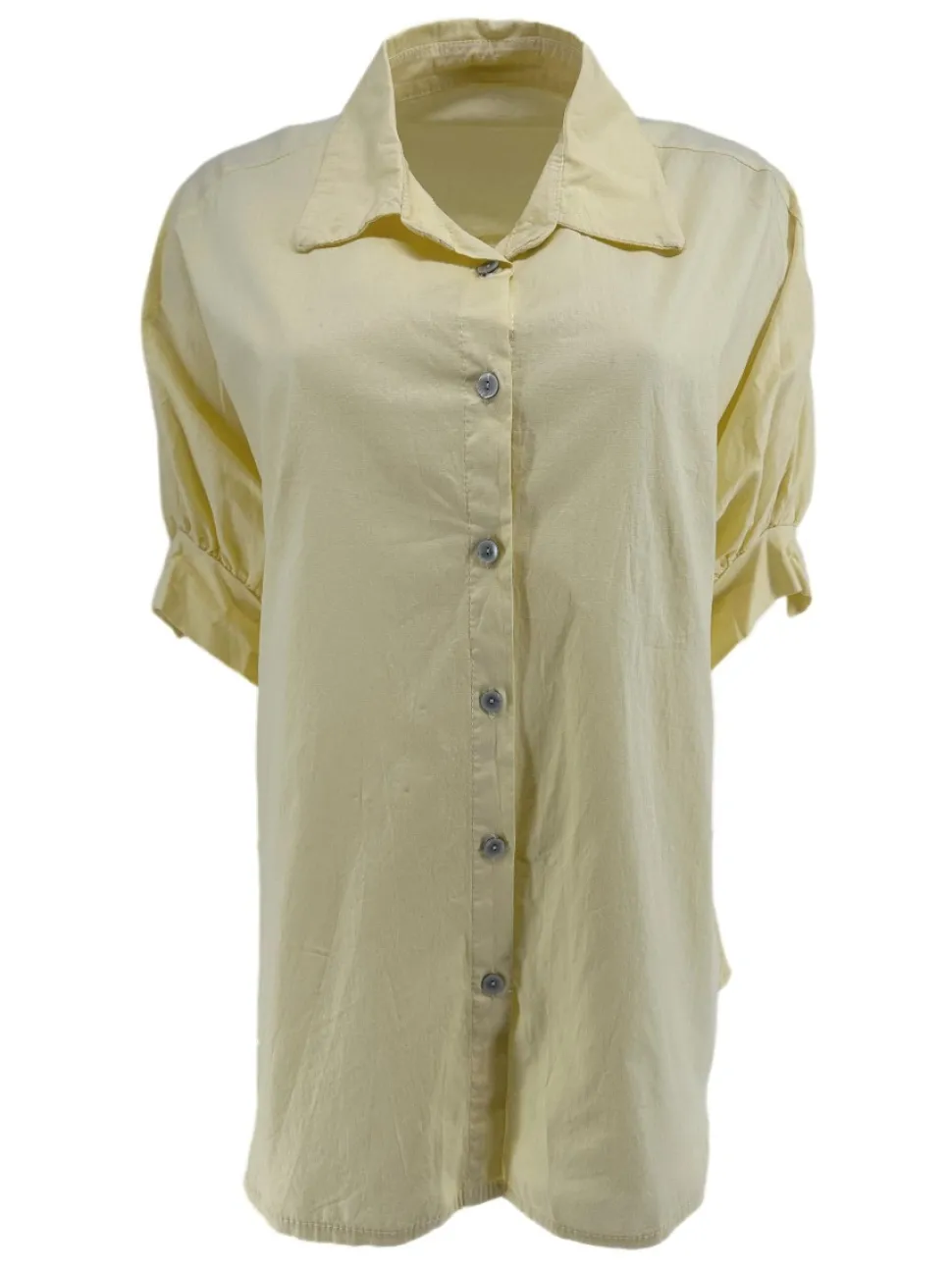 blouseponcho_met_korte_mo_0.webp Blouse/poncho met korte mouw Betsy geel