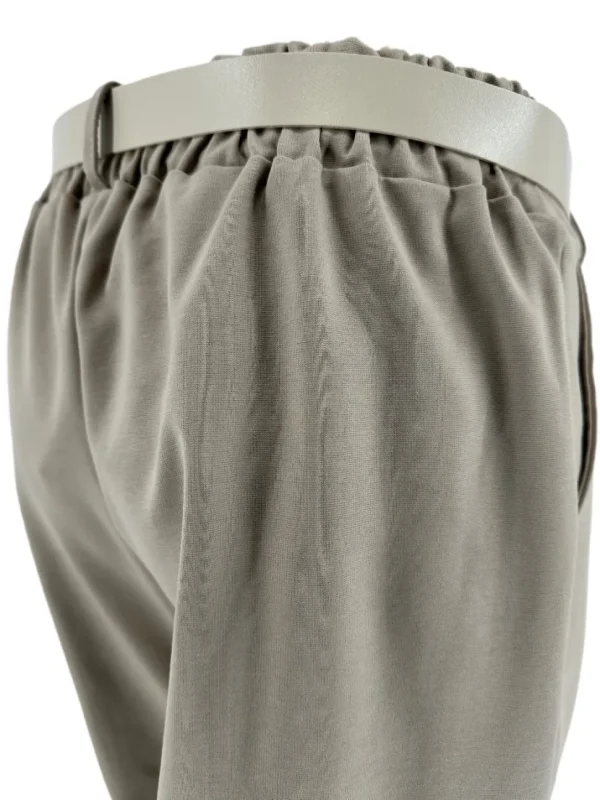 Broek met BAND aan de onderzijde RLL taupe