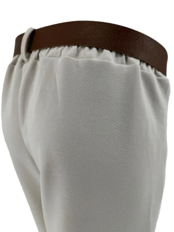 Broek met BAND aan de onderzijde YCL beige
