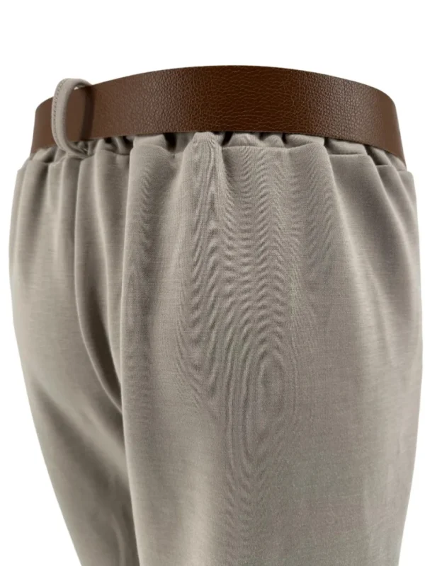 Broek met BAND aan de onderzijde YCL taupe