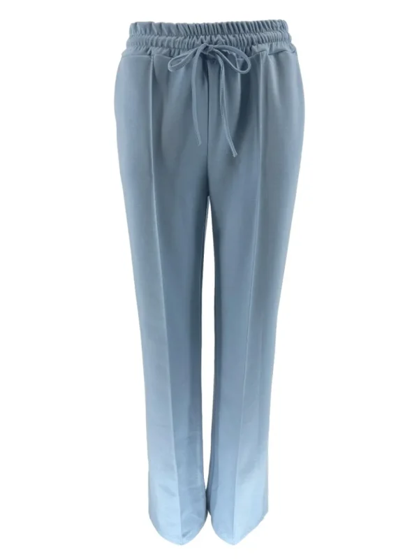 Broek met koord en naad Rhodé licht blauw.(gts)