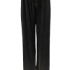 Broek met rechte broekspijp en koord glitter DOTTED goudSALE #FBK