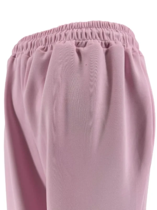 Broek met rechte broekspijp en naad Lizzy licht roze
