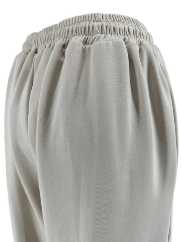 Broek met rechte broekspijp en naad Lizzy zand