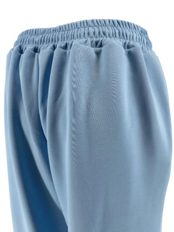 Broek met rechte broekspijp en naad Lizzy licht blauw
