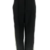 Broek met SPARKLE boord en naad zwart