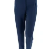 Broek met zakken en gouden details donker blauw (GTS)