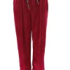 Broek van VELVET met naad en Loveforever koordje rood. sale