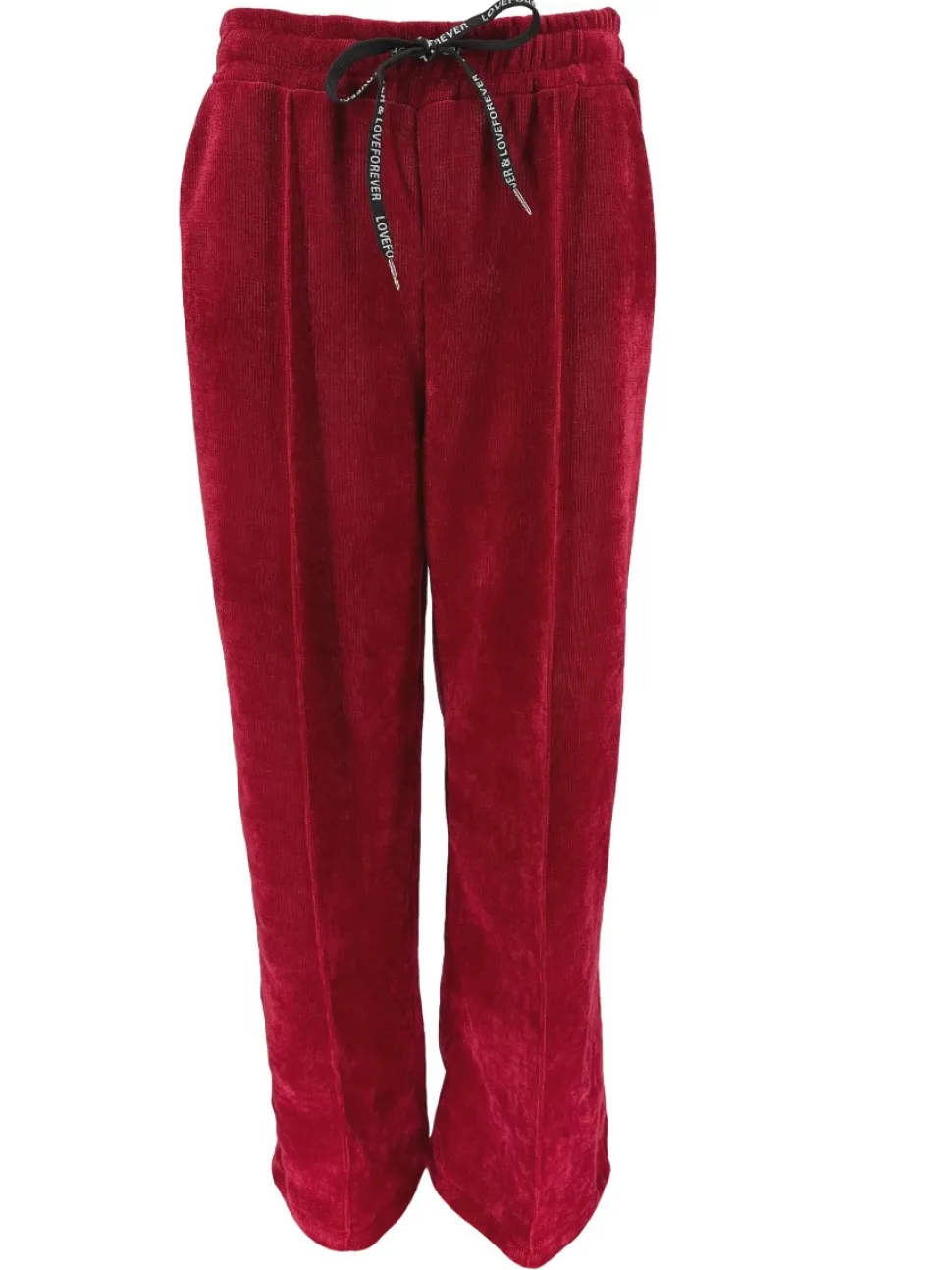 broek_van_velvet_met_naad_0.webp Broek van VELVET met naad en Loveforever koordje rood. sale