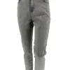 B.S. Denim jeans met ritssluiting grijs (S6715#) SALE