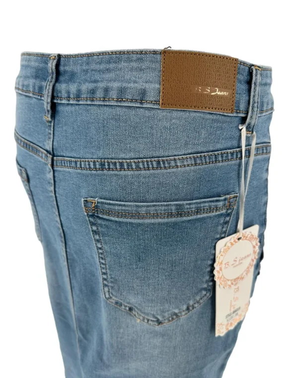 B.S Denim korte rok met gouden knopen ( BS6031(JRC) SALE