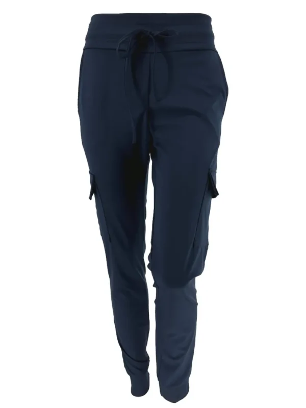 CARGO travelstof broek Bibi donker blauw.(bft)