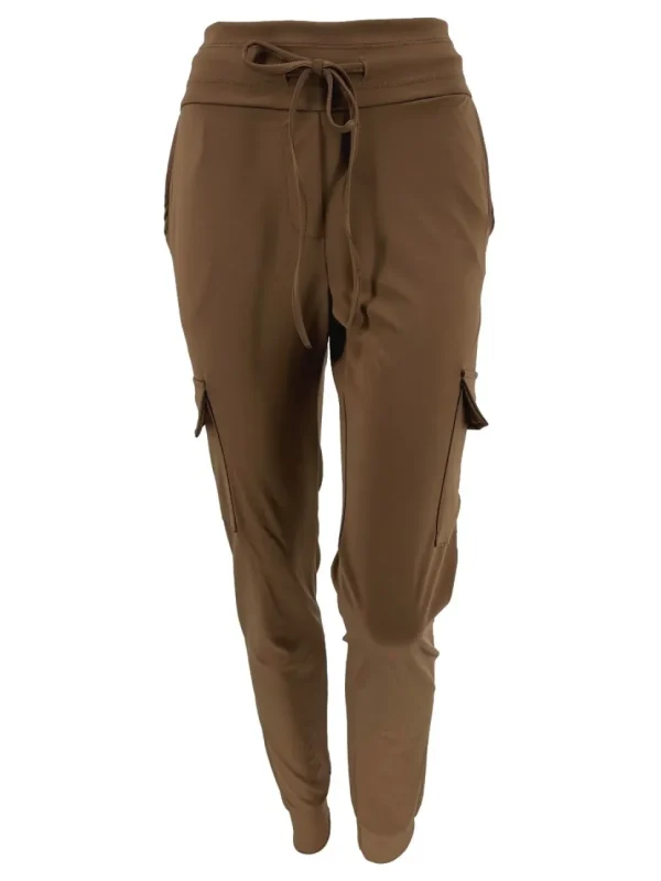 CARGO travelstof broek Bibi bruin.(SALE