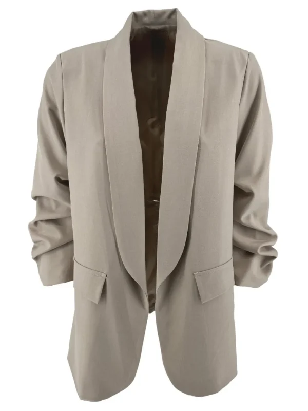 Colbert met smock-mouw Didi taupe