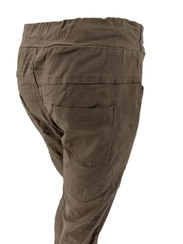 Comfy Jogg-jeans Blanco taupe