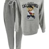 2-delig set met sweater Teddy grijs