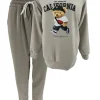 2-delig set met sweater Teddy taupe
