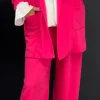 2-Delig travelstof pak Isa PLUS fuchsia