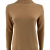 Fijngebreide coltrui maud camel (S-860)