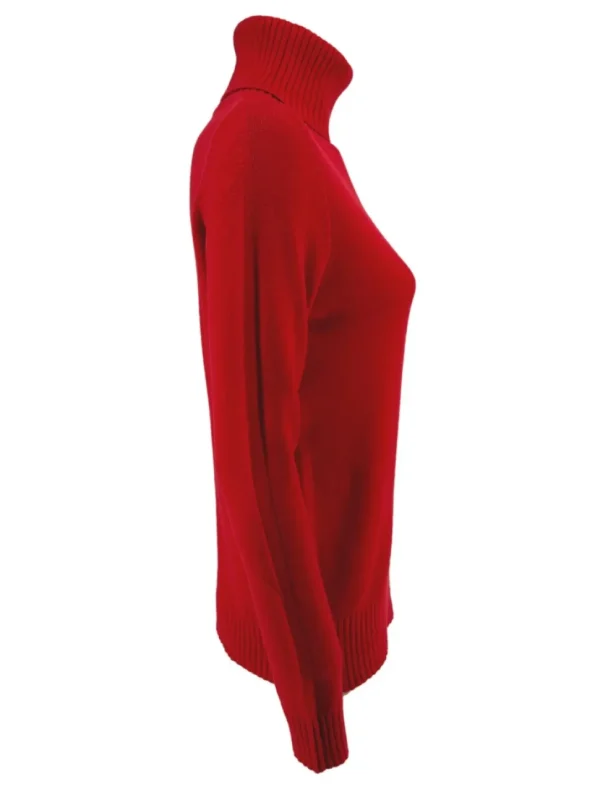 Fijngebreide coltrui maud rood (S-860)