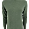 Fijngebreide turtleneck Sophie army (S-887)