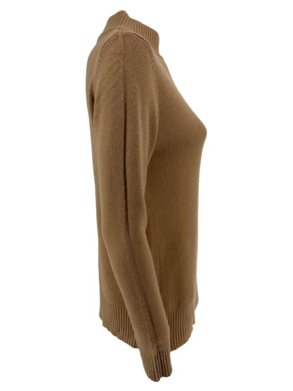 Fijngebreide turtleneck Sophie camel (S-887)