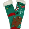 Fluffy huissokken kerst gingerbread