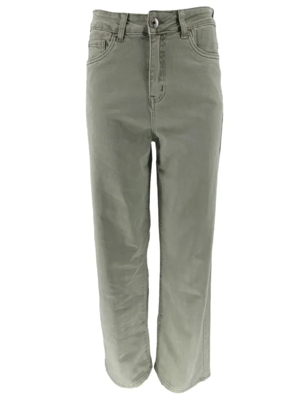 Goodies broek met rechte broekspijp licht groen (DJ2498-8)