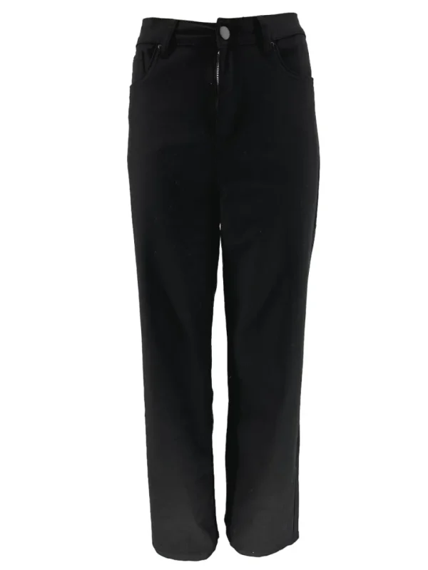 Goodies broek met ritssluiting zwart (DJ2496-1)