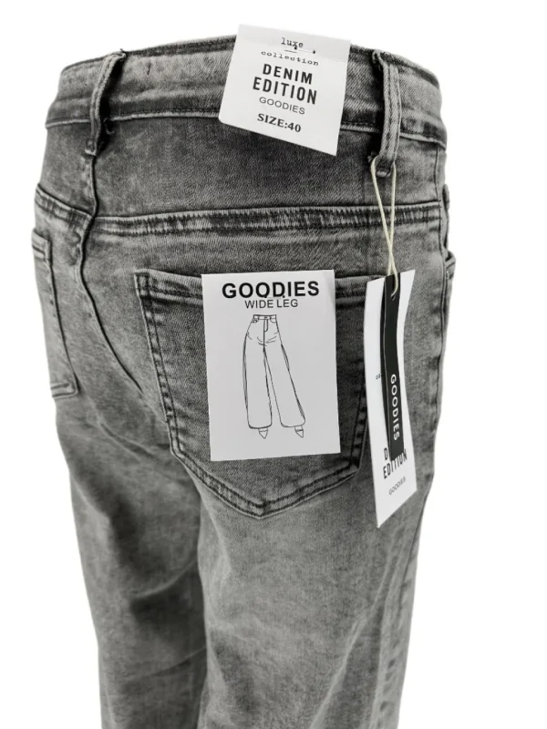 Goodies jeans met rechte broekspijp grijs (DJ2599) (2598)