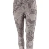 GROTERE Italy jogg-jeans met koord bladeren oud roze