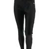 G-smack coating broek met gouden knopen glans zwart (SW5045-1)